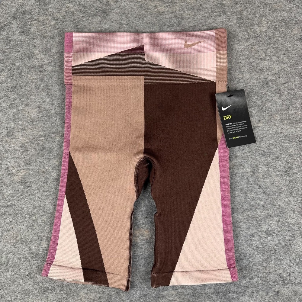 Nike Icon Clash Sculpt Seamless Training Shorts 8" CJ5091-283 Womens Small S‎
